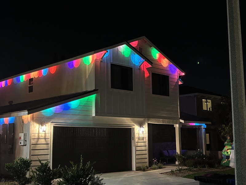 Permanent Christmas Lights installation
