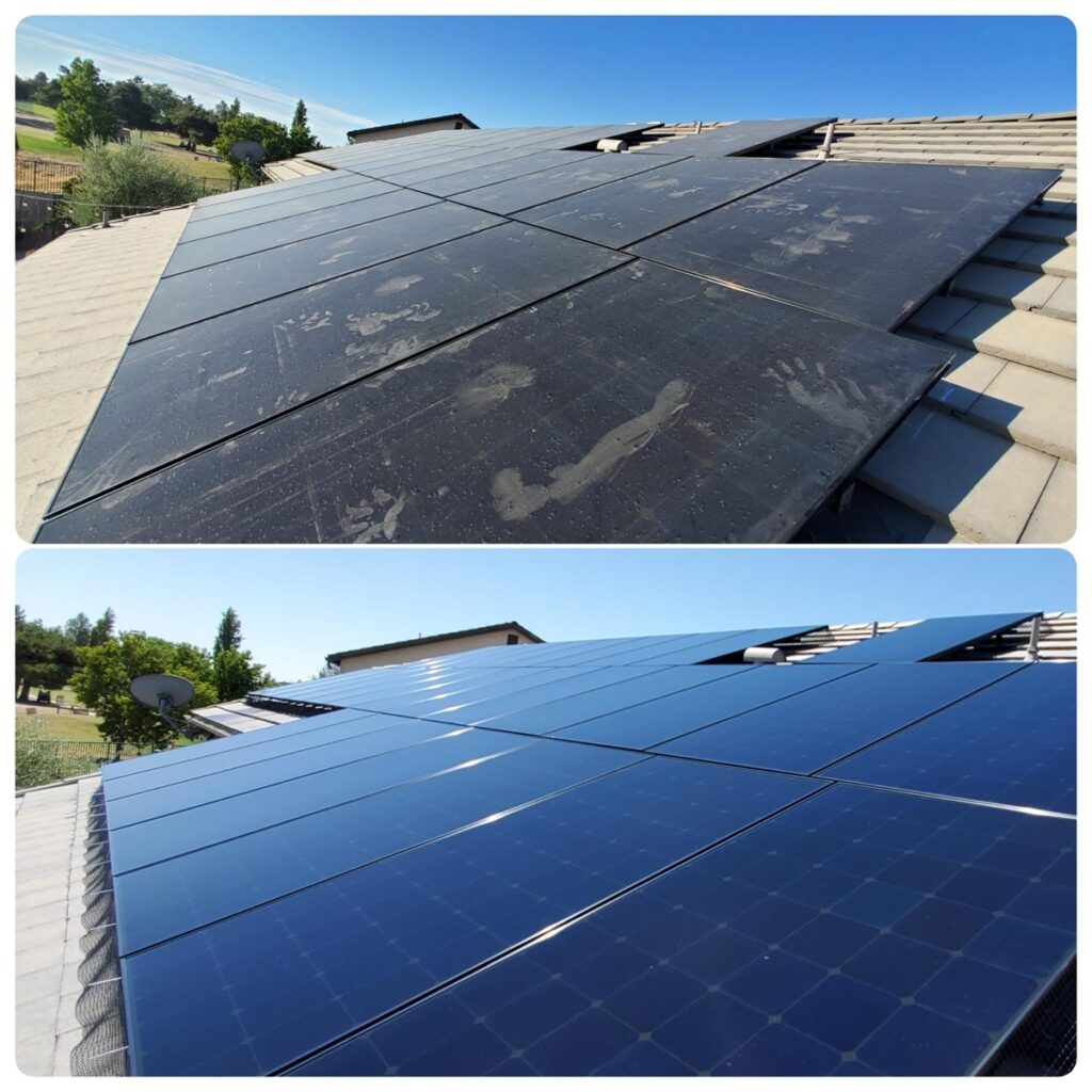 Cleaned and protected panels